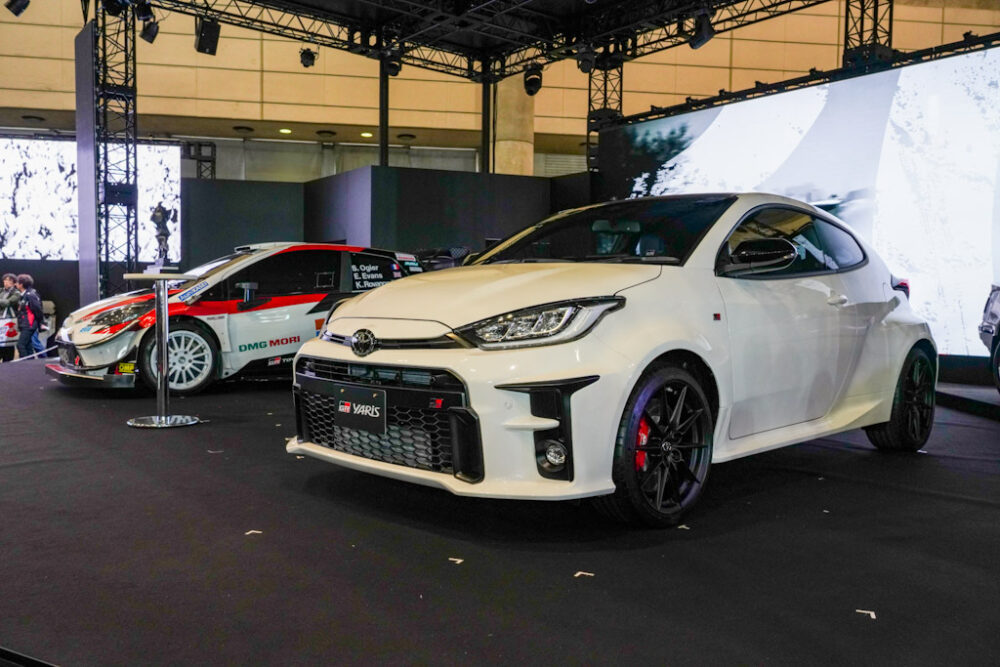 東京オートサロン2020にて展示されたGRヤリス