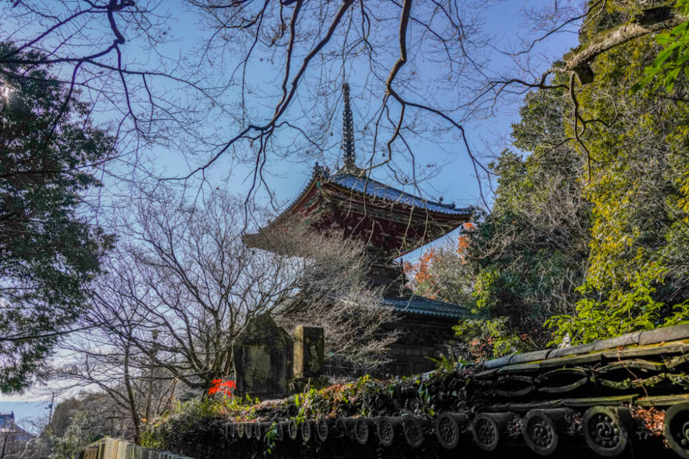 お遍路 第8番札所 熊谷寺の多宝塔
