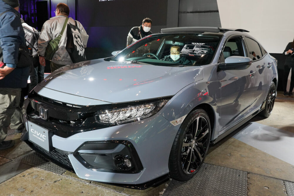 東京オートサロン2020にて展示されたホンダ新型シビックハッチバック