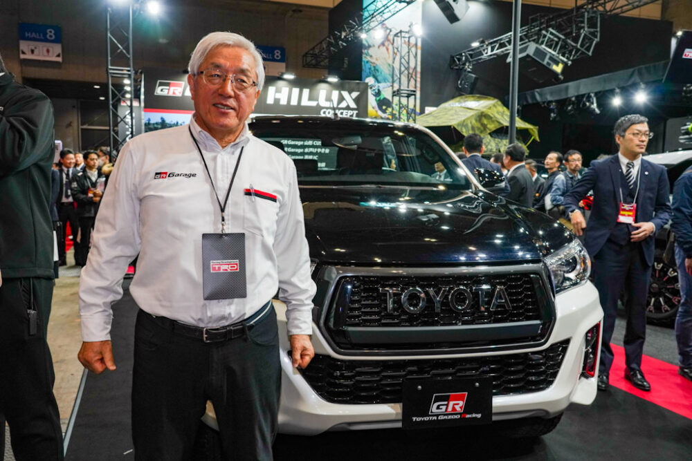 ハイラックス GRG コンセプトの企画立ち上げメンバーのひとり、トヨタモビリティ東京 GR Garage室長 塚越富夫氏