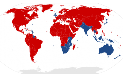 左側通行の国と右側通行の国一覧まとめ|その違いが生まれた理由は?