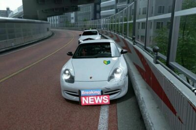 ポルシェ911が納車後14分で廃車!事故画像に秘められた衝撃の事実とは!?