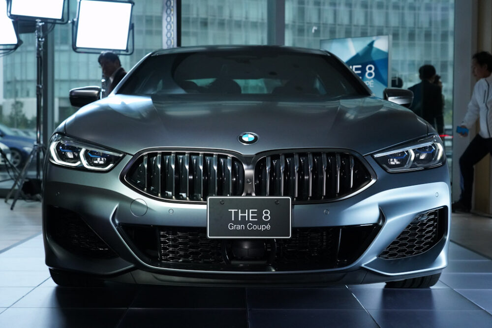 新型BMW 850i グラン クーペのフロントマスク