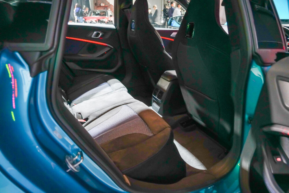 新型BMW 2シリーズ グラン クーペのリアシート
