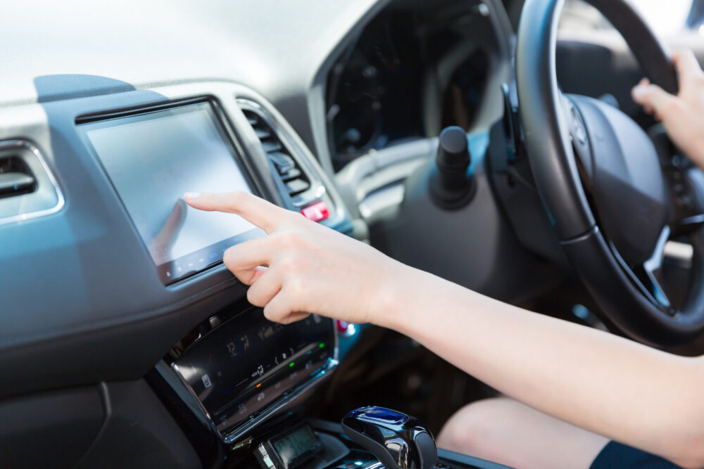 運転中のカーナビゲーション使用