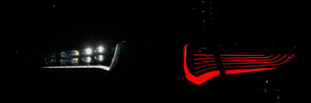 ホンダ レジェンドのヘッドライトとテールランプ