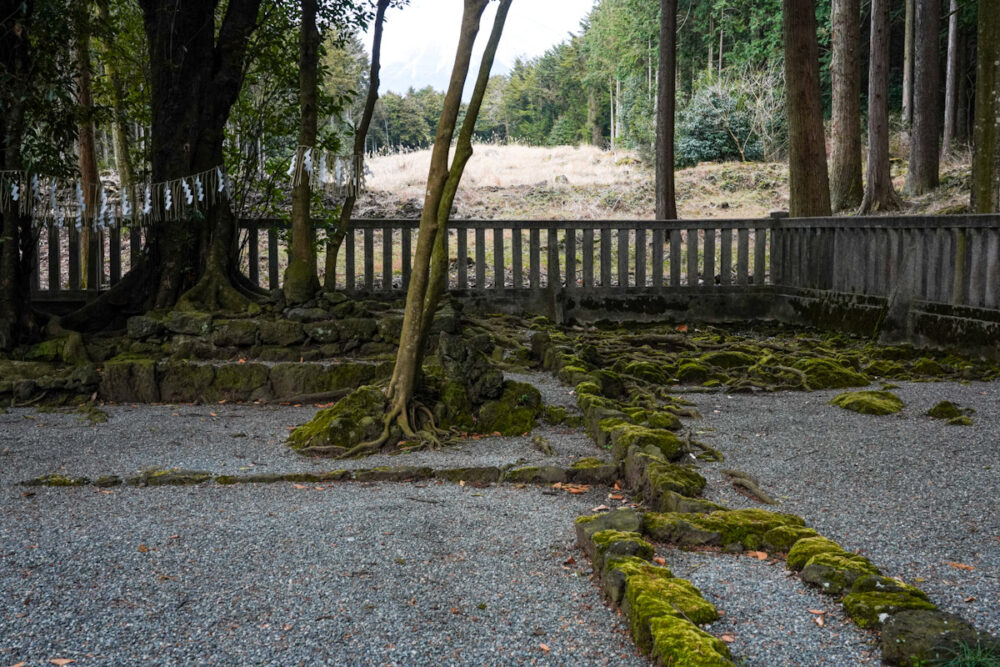 山宮浅間神社の遙拝所の内部