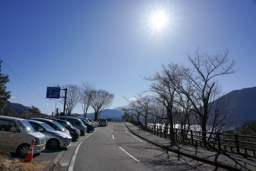 本栖湖無料駐車場