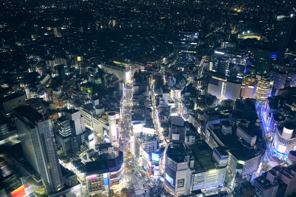 渋谷の街並み
