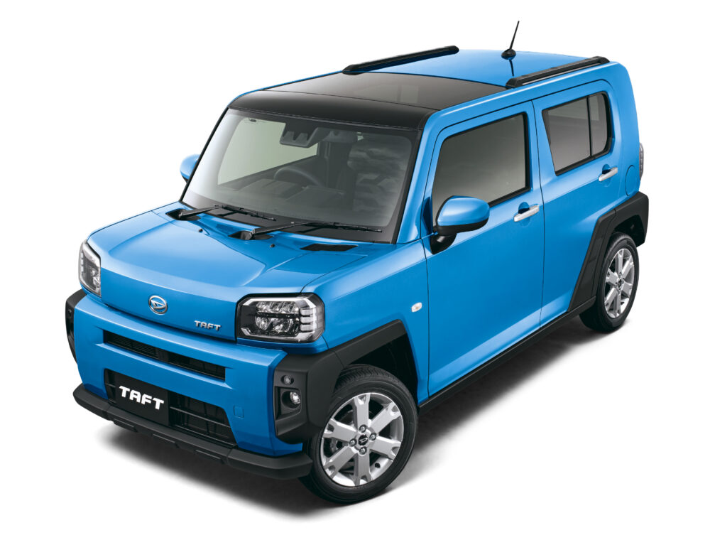 新型ダイハツ・タフト スプラッシュブルーメタリック