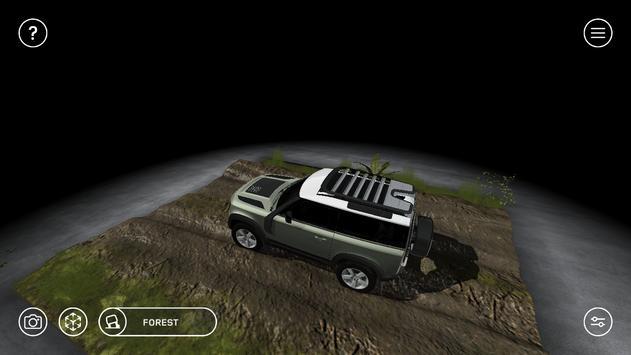 Land Rover Defender AR プレイ画面