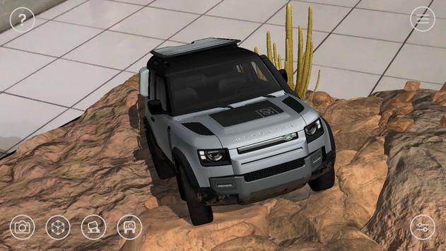 Land Rover Defender AR プレイ画面