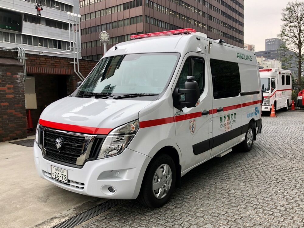 日産 ゼロエミッション救急車