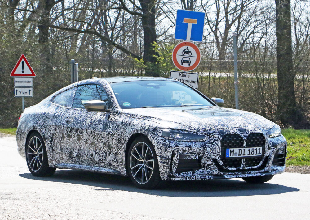 次期新型BMW 4シリーズ Mパフォーマンス スパイショット