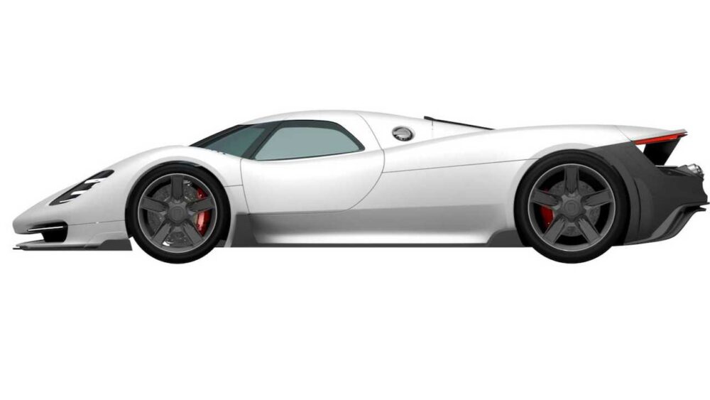 ポルシェ918スパイダーの後継と思われる流出した特許画像
ボディサイド