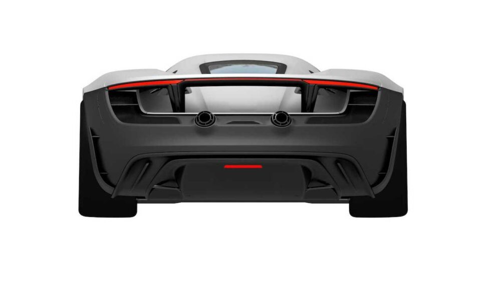 ポルシェ918スパイダーの後継と思われる流出した特許画像
リアデザイン