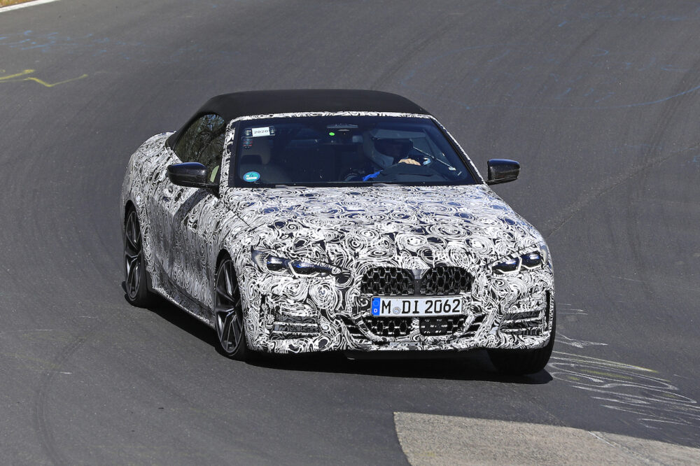次期新型BMW 4シリーズ カブリオレ スパイショット