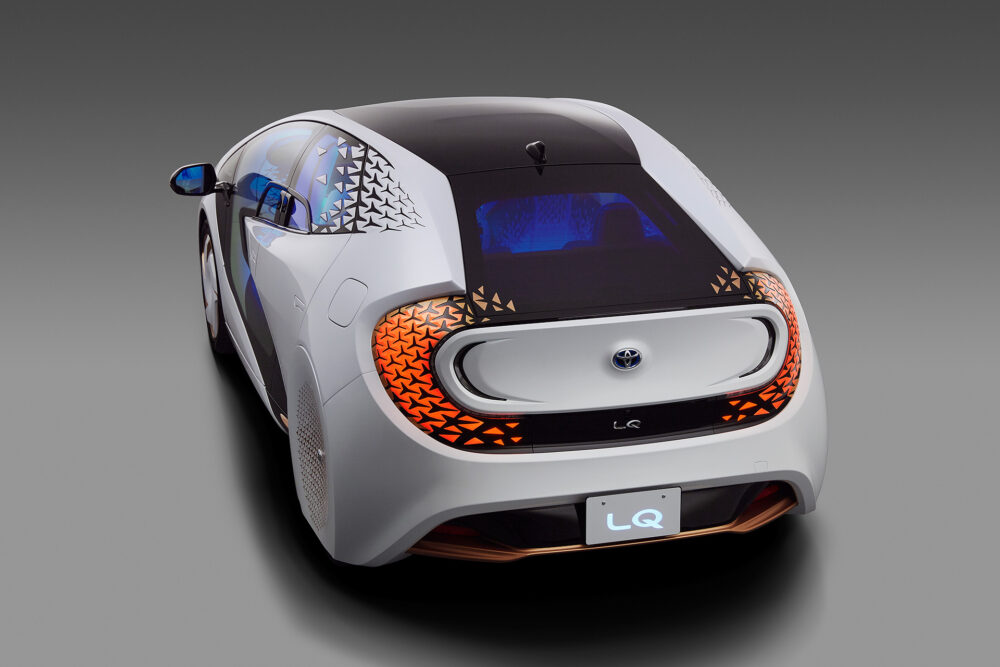 東京モーターショー2019で発表されたトヨタ LQ コンセプトのリア