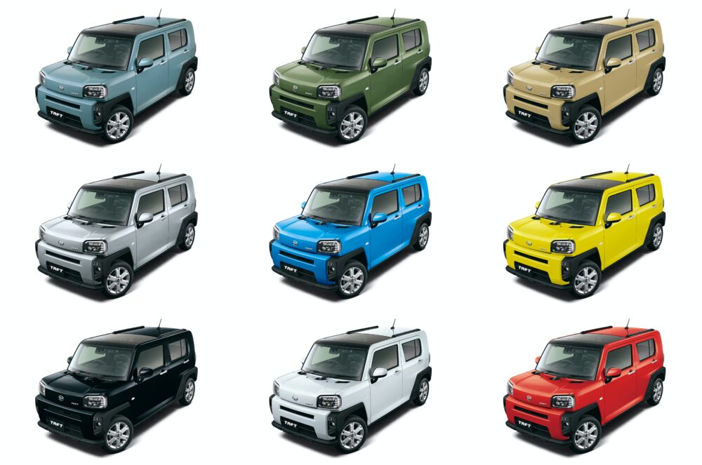 新型ダイハツ タフト
カラーバリエーション