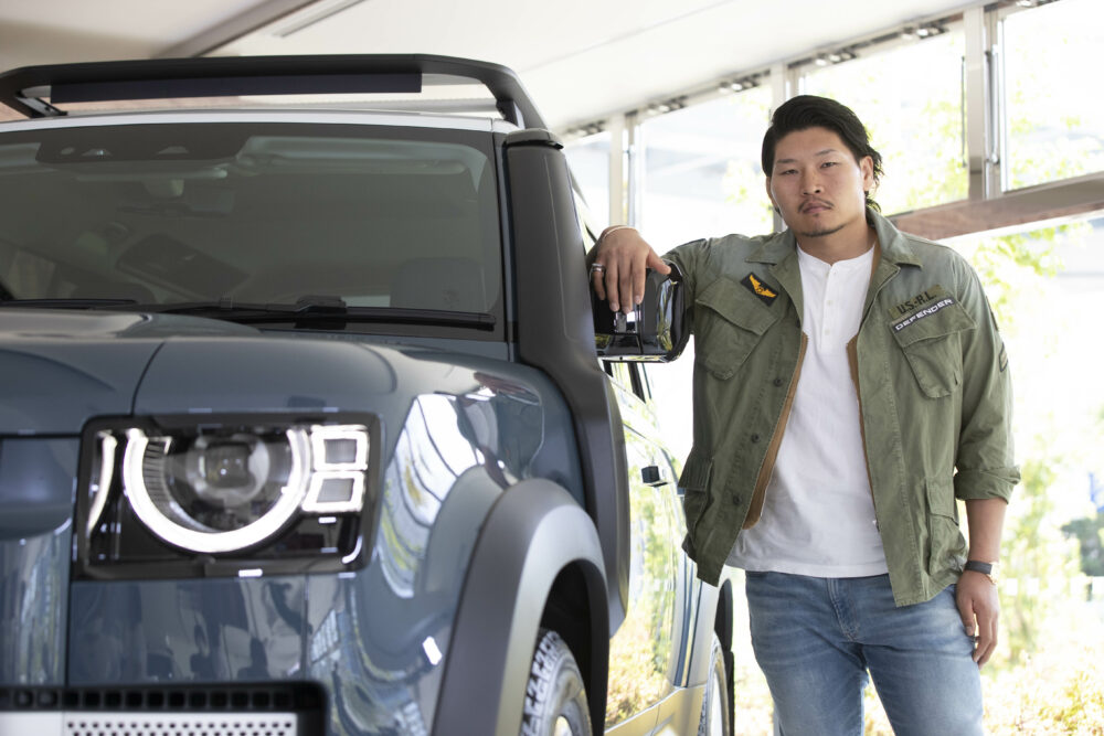 稲垣啓太選手と新型ディフェンダー