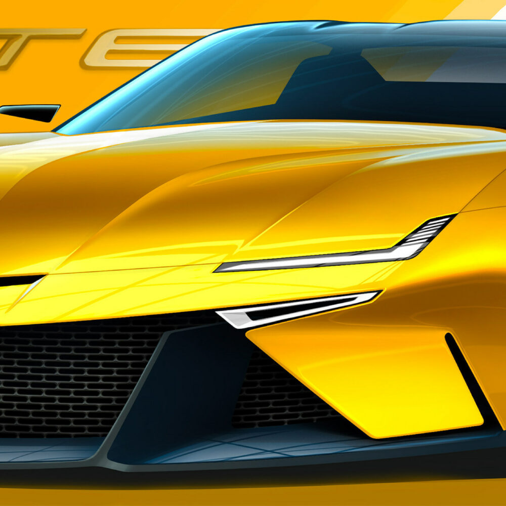 次期新型 C9 シボレー コルベット デザイン予想CG
フロント拡大
