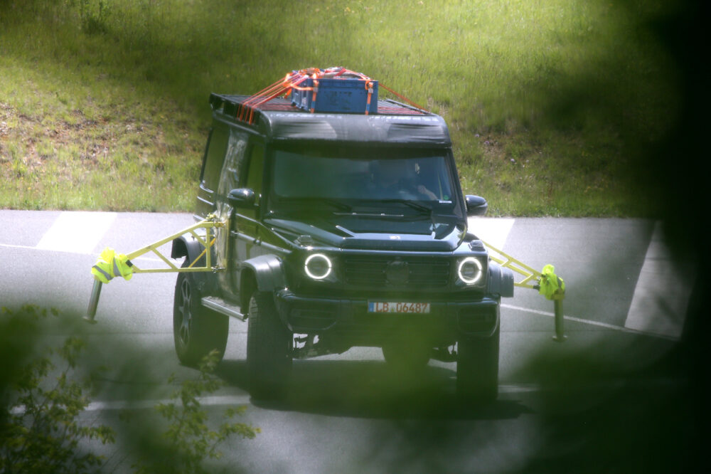 メルセデス・ベンツ Gクラス「4x4 2(スクエアード)」プロトタイプ スパイショット
