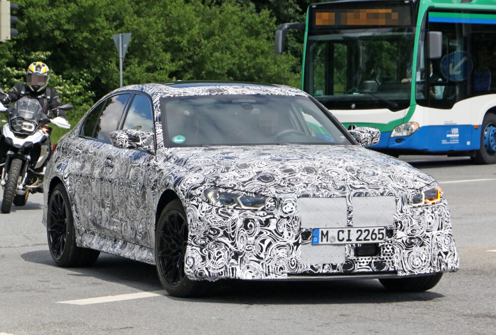 次期新型 BMW M3 CS プロトタイプ スパイショット