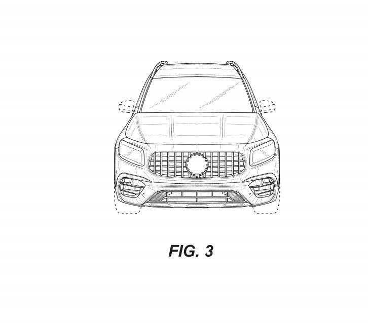 新型メルセデス・ベンツ GLB AMG45 流出した特許画像
フロント
