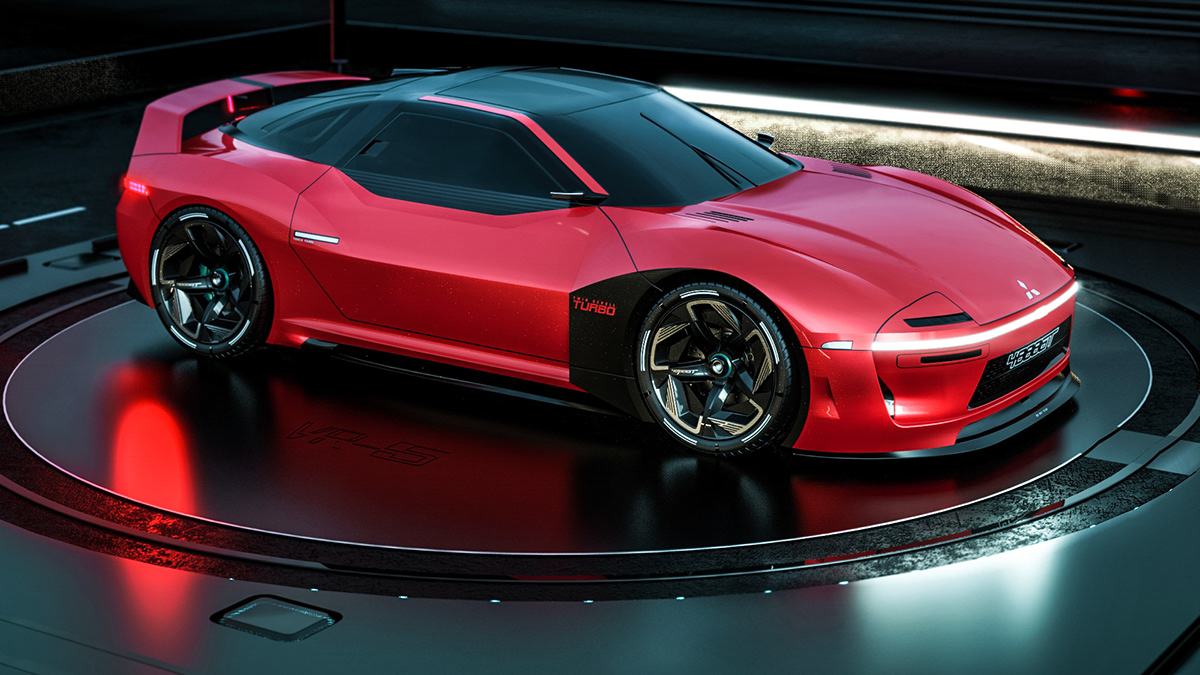 三菱GTO復活新型「4000GT」が登場か！デザイン予想CGを入手 MOBY [モビー]