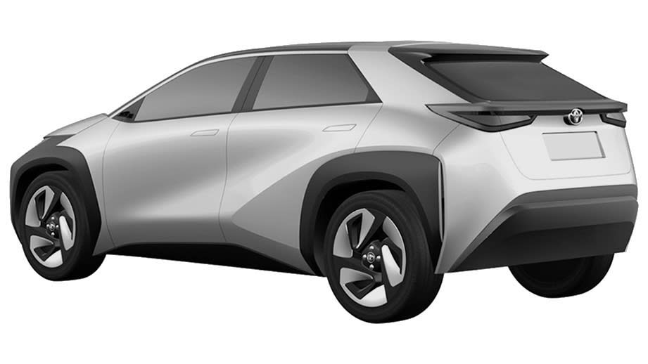 新型トヨタ EV・SUV 特許画像流出
ボディサイド・リア