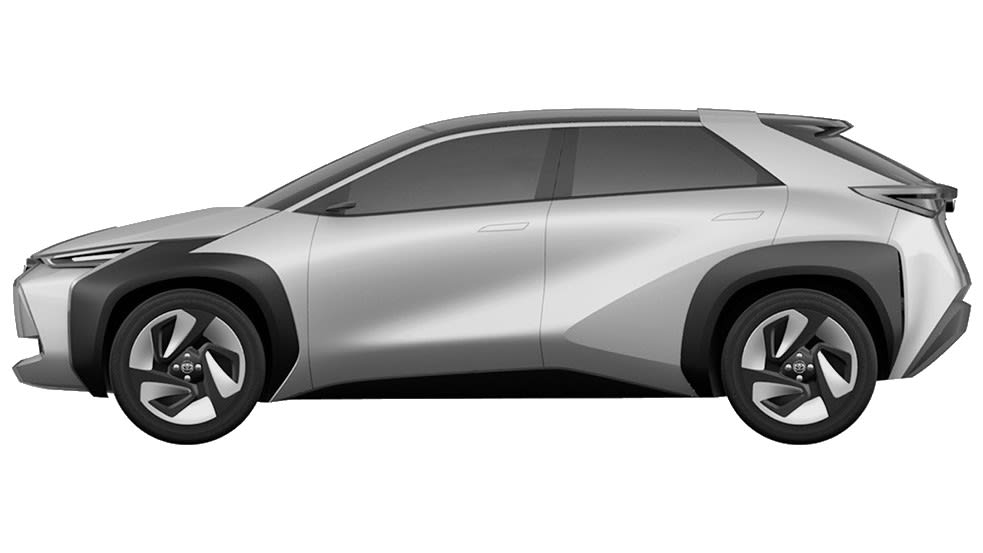 新型トヨタ EV・SUV 特許画像流出
ボディサイド