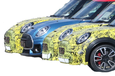 改良新型MINI クーパーS をスクープ!ビッグマイナーチェンジでフロントは攻撃的に?