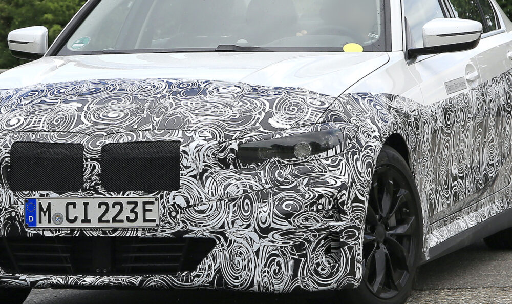 新型 BMW 3シリーズ(i3)プロトタイプ スパイショット
フロント部拡大