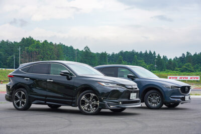 【トヨタ新型ハリアー HV&ガソリン VS マツダ CX-5 ディーゼルターボ】スタートダッシュ対決3本勝負!