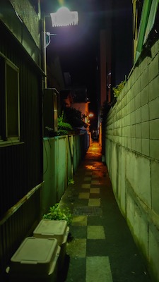 松本市の路地