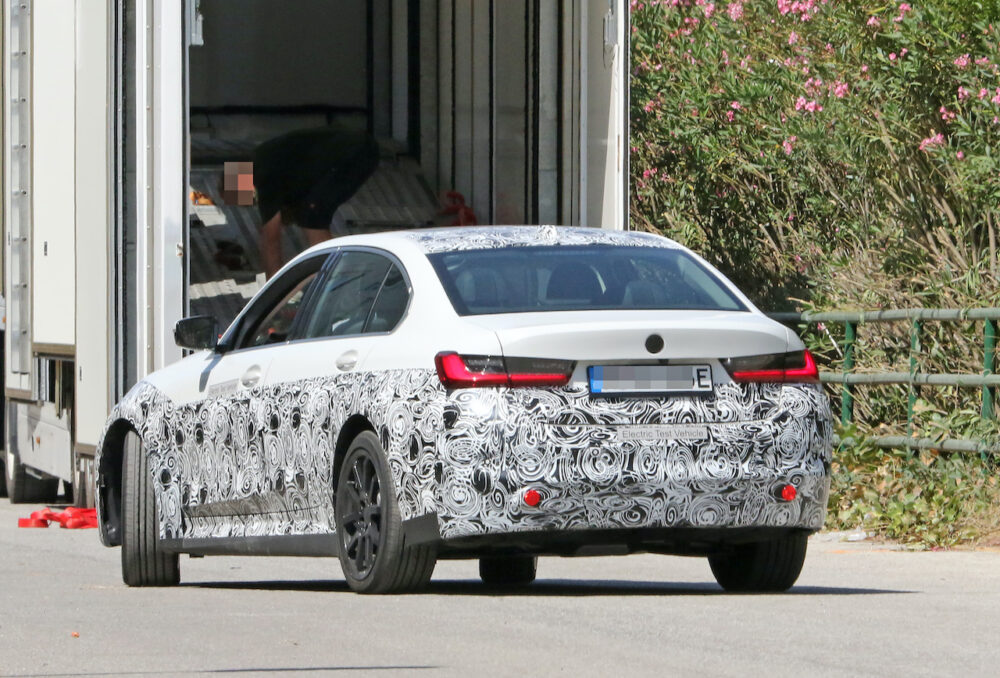 新型 BMW 3シリーズ(i3)プロトタイプ スパイショット
リアサイド