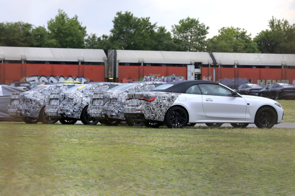 次期新型 BMW 4シリーズ カブリオレ プロトタイプ スパイショット 