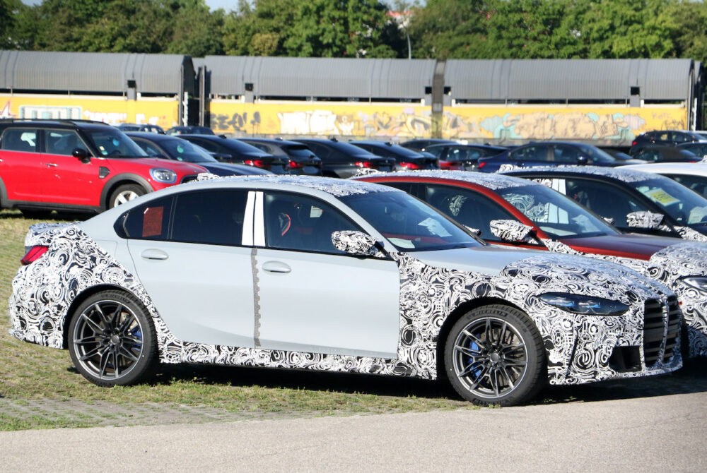 次期新型 BMW M3 プロトタイプ
ボディサイド