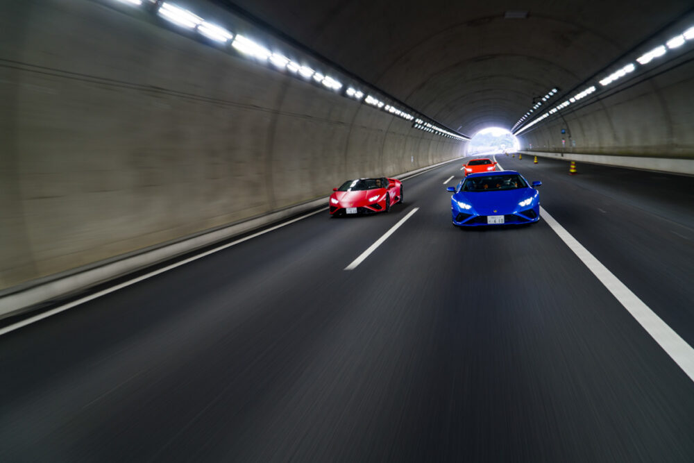 ウラカンEVO RWD 高速ドライブ
