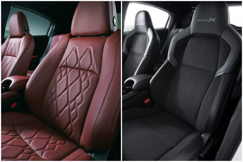 ヴェゼル TOURING 本革シート(ブラウン)、Modulo X専用フロントシート