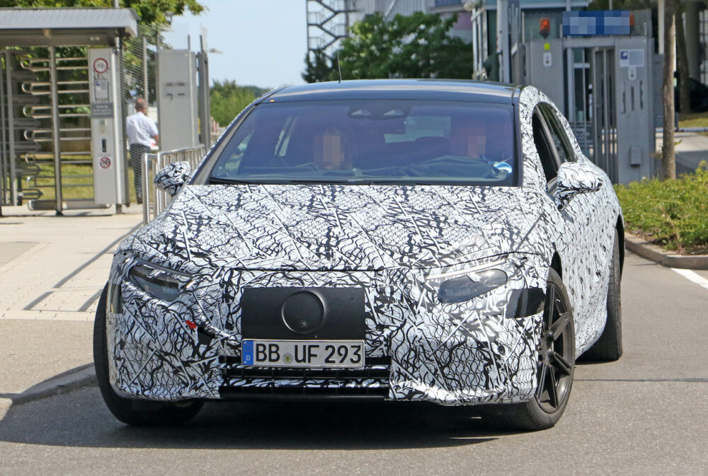 次期新型 メルセデス・ベンツ EQS プロトタイプ