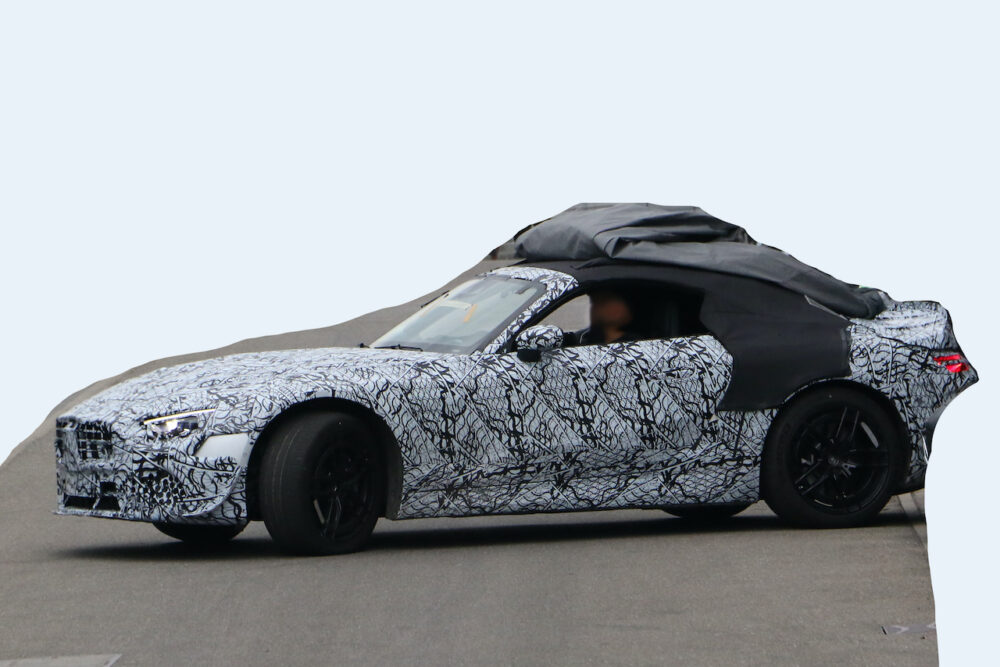 次期新型メルセデス・ベンツ SL プロトタイプ スパイショット
ボディサイド