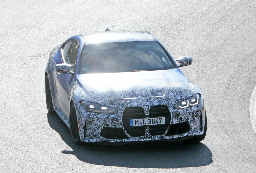 次期新型BMW M4クーペ プロトタイプ スパイショット