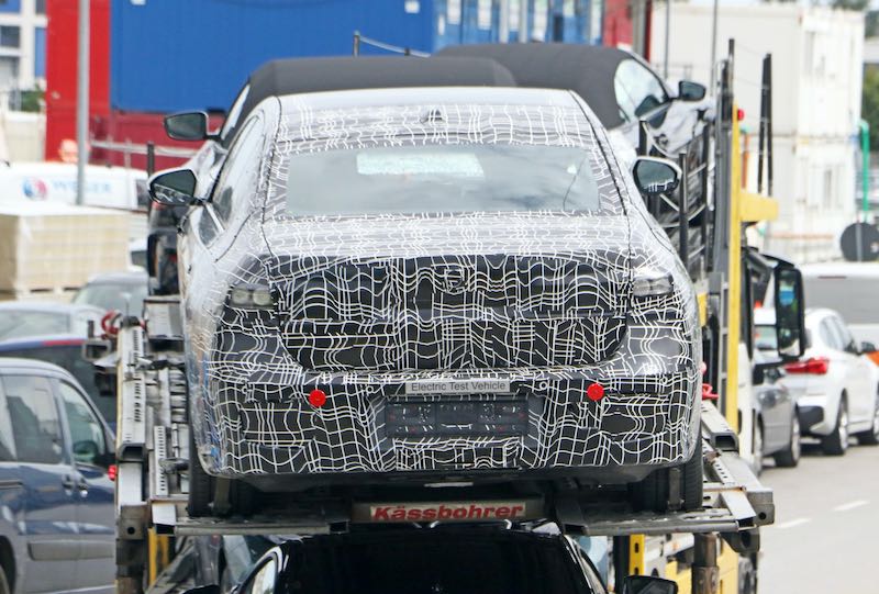 新型 BMW i7 プロトタイプ スパイショット リア