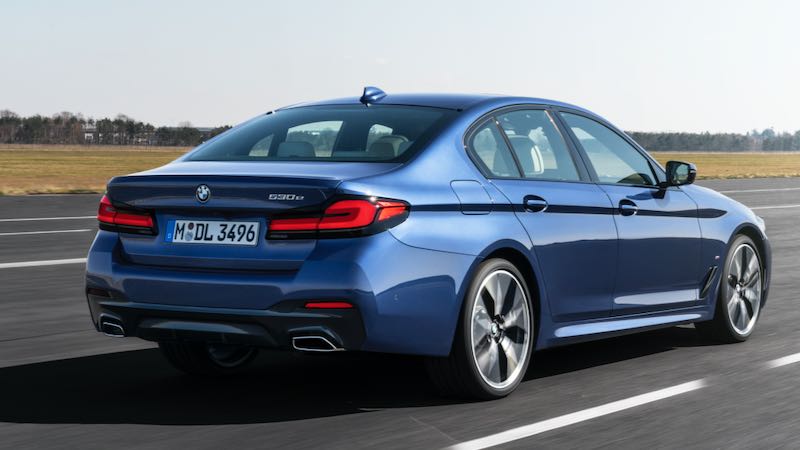 新型5シリーズ 530e リア