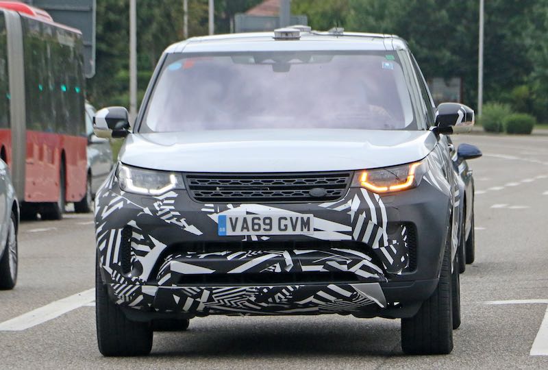 改良新型ランドローバー ディスカバリー プロトタイプ スパイショット