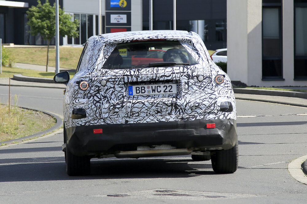 次期新型メルセデス・ベンツ GLC プロトタイプ スパイショット
リア