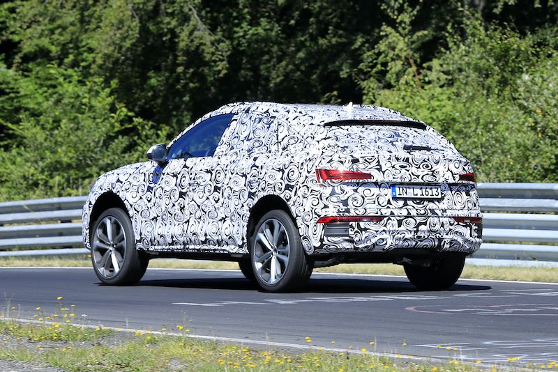 新型アウディ Q5 スポーツバック プロトタイプ スパイショット リアサイド