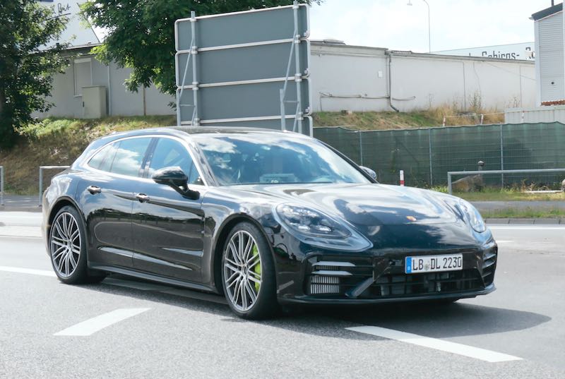 改良新型ポルシェ パナメーラ プロトタイプ スパイショット フロントサイド