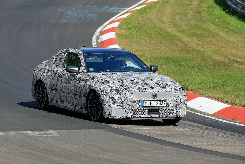 次期新型BMW 2シリーズ クーペ M240i プロトタイプ スパイショット フロントサイド